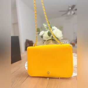 Tory Burch Vibrant Yellow Shoulder Bag